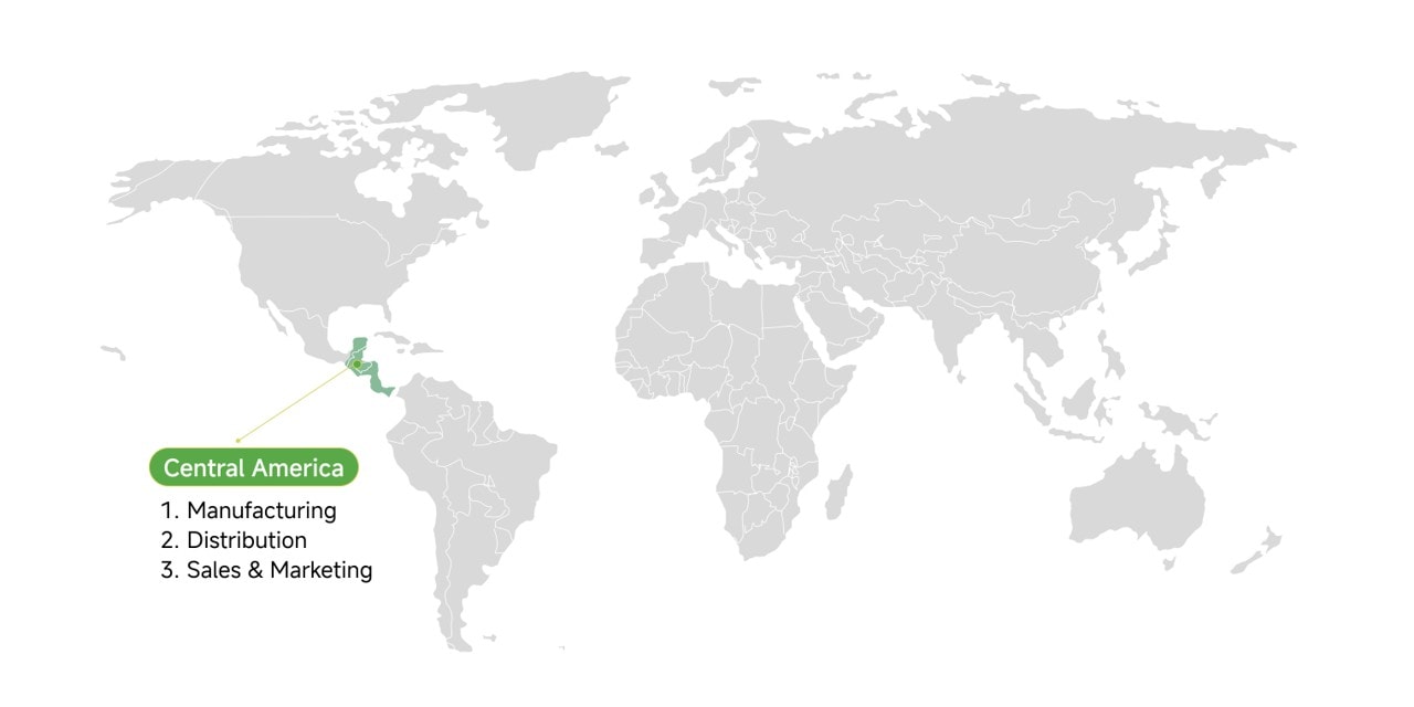 Supreme One presence in Central America