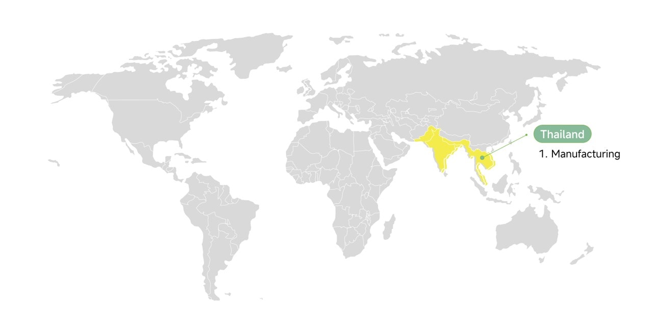 Supreme One presence in Thailand