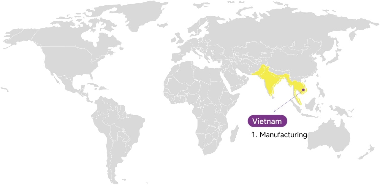 Supreme One presence in Vietnam